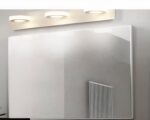 Applique murale salle de bain cercle LED lumineux pivotants