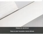 Applique murale salle de bain clip carré cristal
