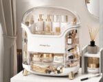 Boite de rangement organisateur de maquillage avec couvercle