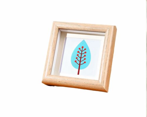 Cadre déco sur fond blanc.