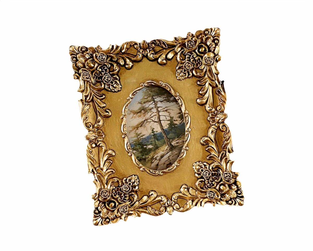 Cadre déco vintage pour la salle de bain