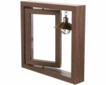 Cadre photo rotatif pour la salle de bain