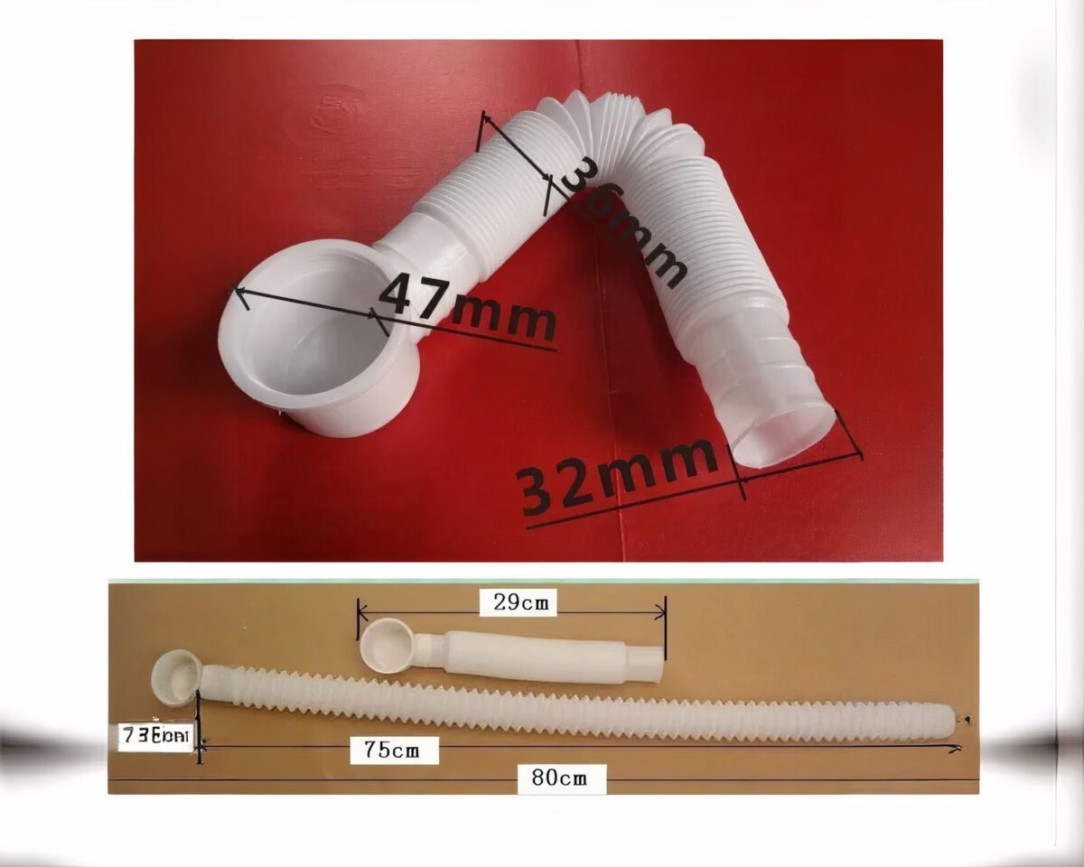 Canalisation de salle de bain, tuyau de vidange