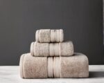 Ensemble de serviettes de bain trois pièces épaisses en coton