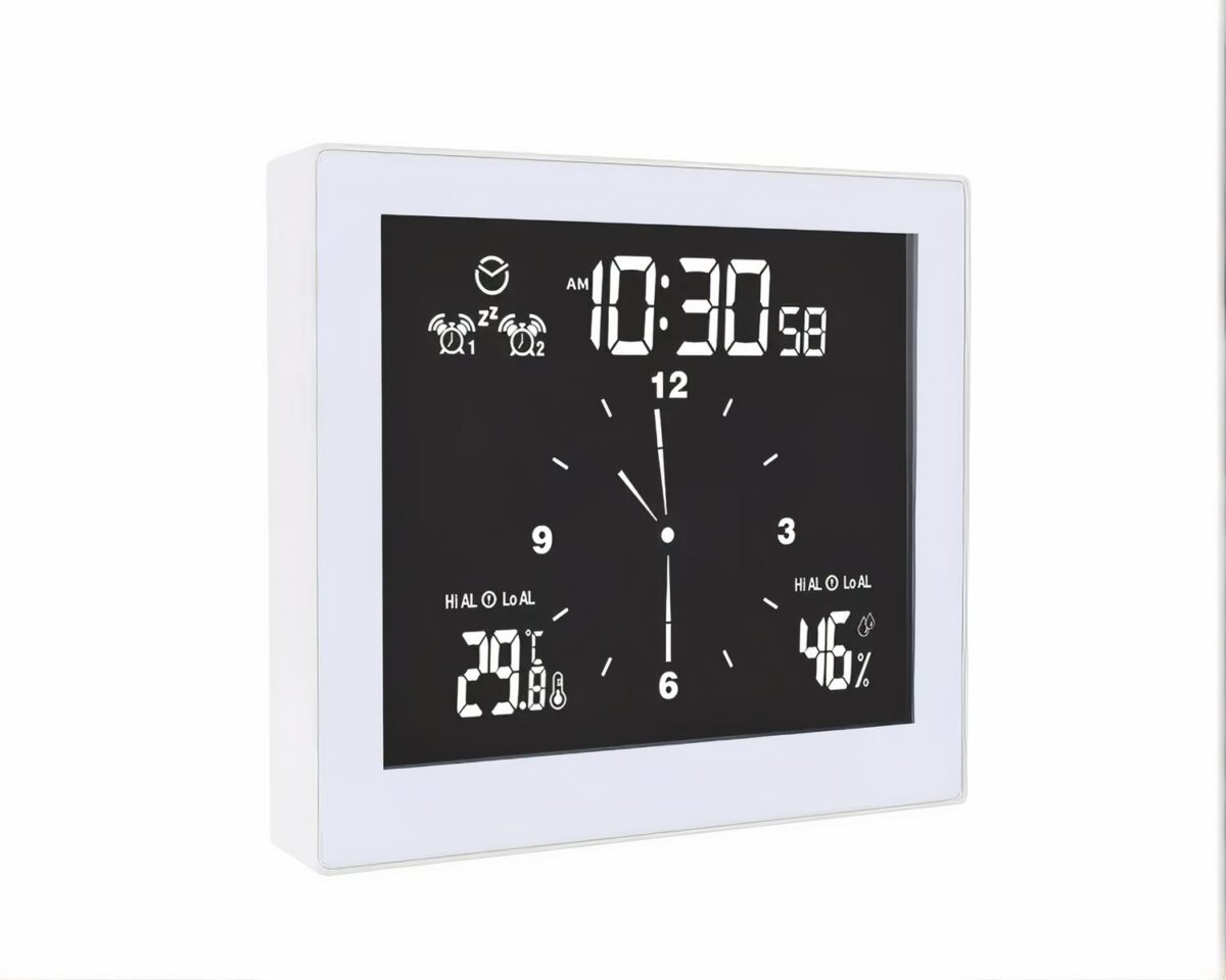 Horloge numérique étanche à écran LCD