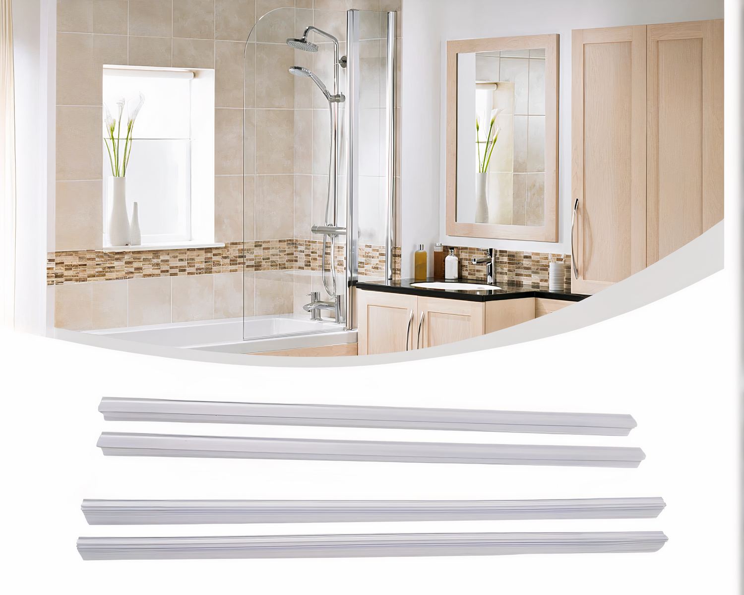 Joint de salle de bain en 4 dimensions - XL