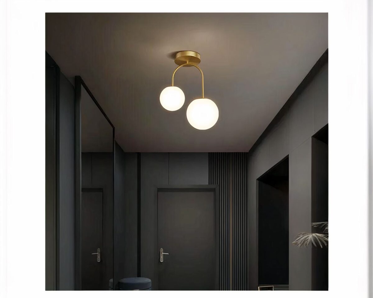 Luminaire salle de bain plafonnier décoratif