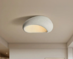 Lustre salle de bain plafonnier style Wabi Sabi