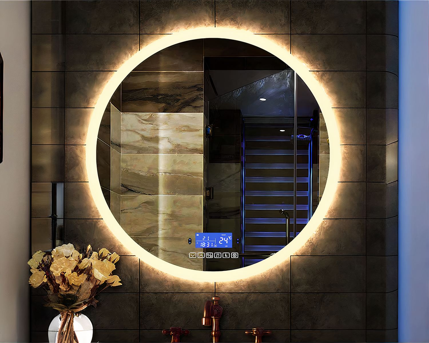 Miroir connecté anti buée