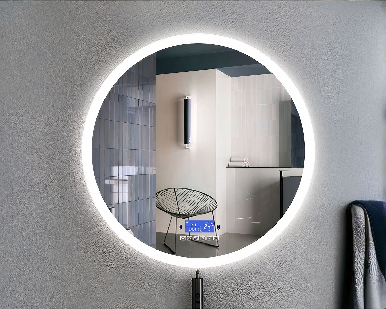 Miroir connecté anti buée