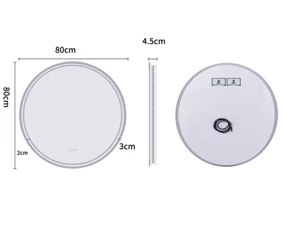 Miroir LED circulaire