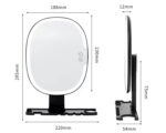 Miroir LED de rasage