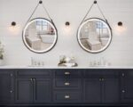 Miroir LED suspendu