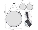 Miroir LED suspendu