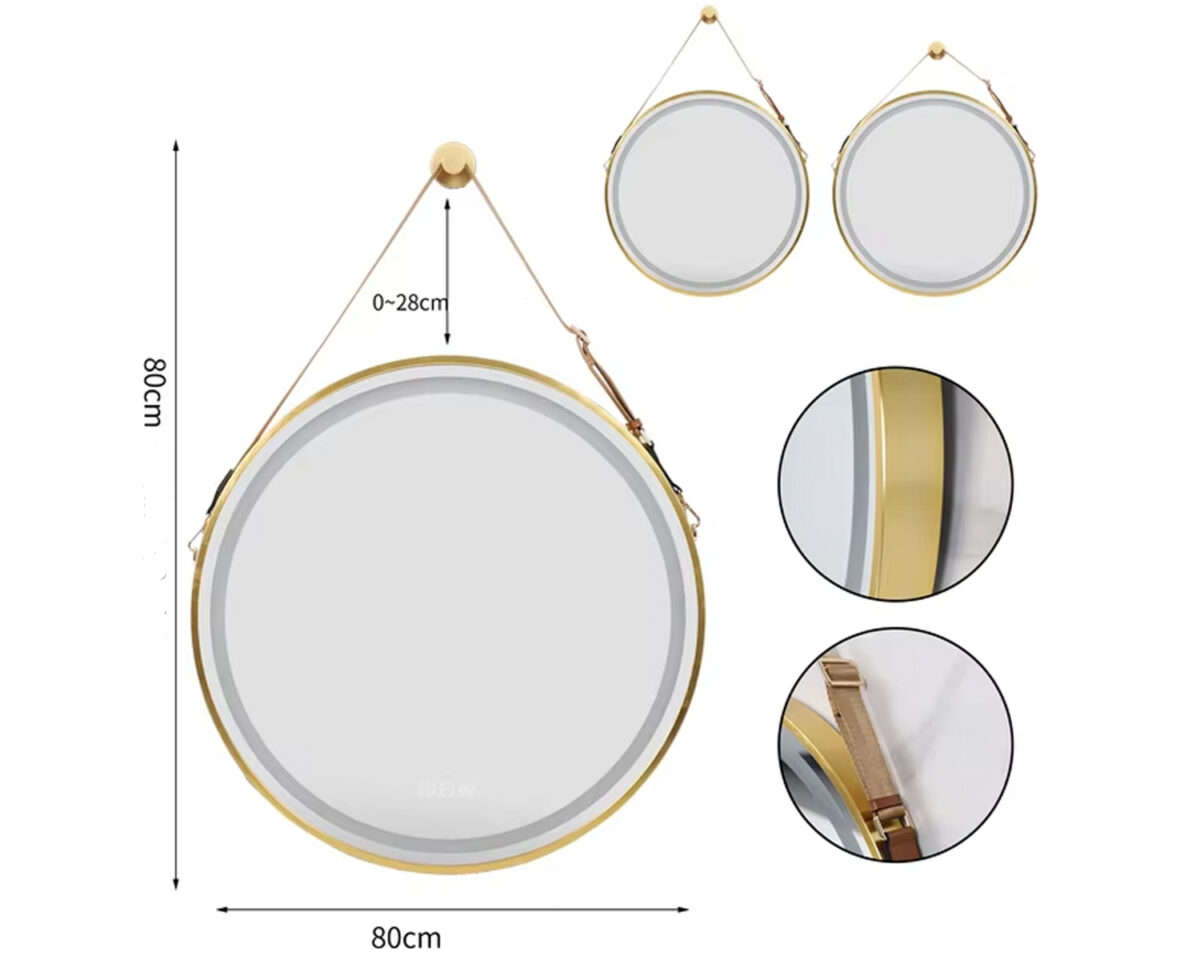 Miroir LED suspendu