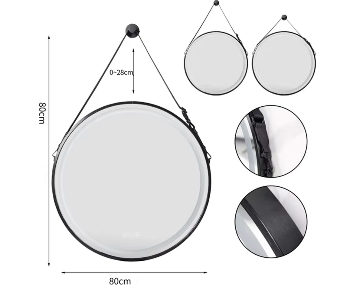 Miroir LED suspendu
