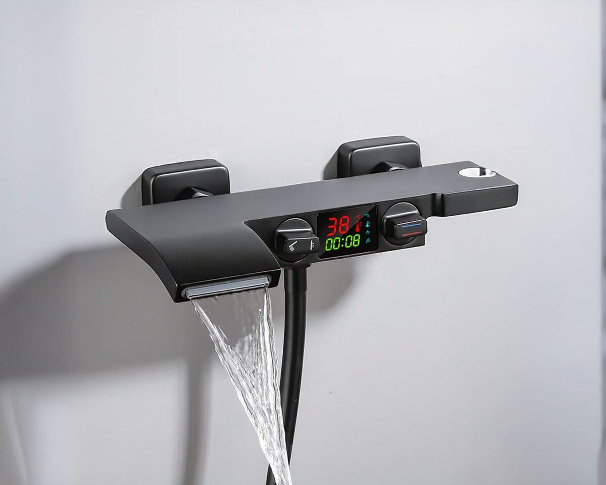 Mitigeur salle de bain affichage numérique