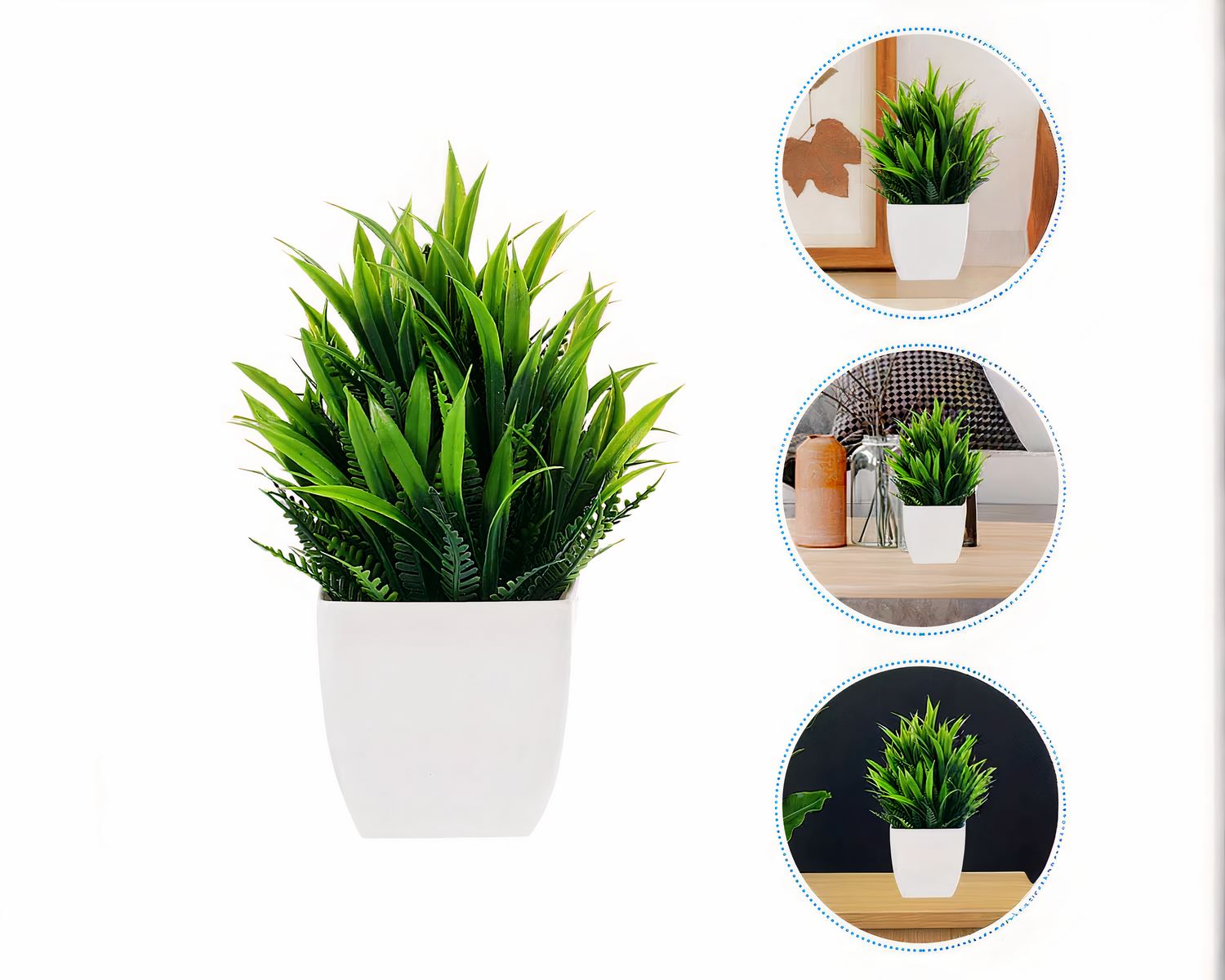 Petite plante artificielle en pot