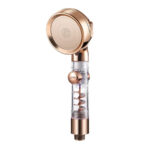 Pommeau de douche à économie d'eau avec bouton d'arrêt