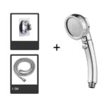 Pommeau de douche à économiseur d'eau avec un bouton stop