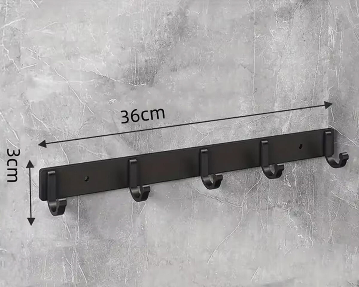Porte manteau salle de bain mural simple