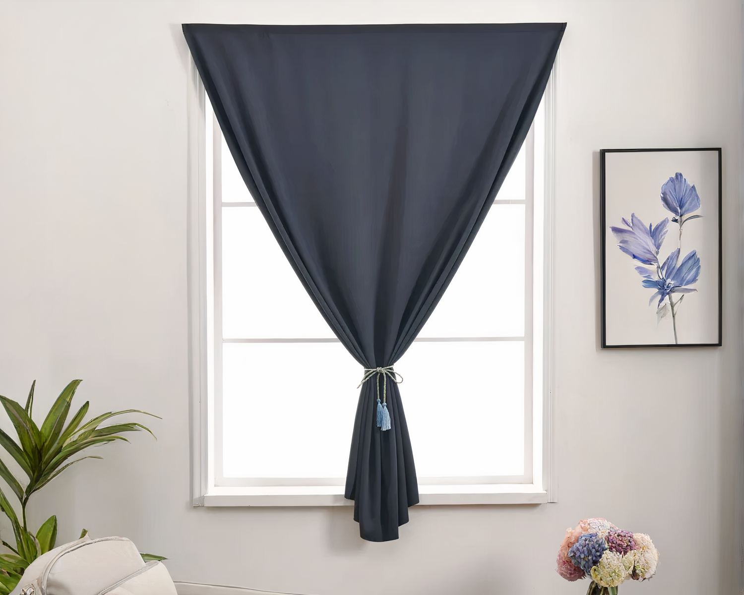 Rideau occultant avec velcro