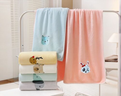 Serviette de bain absorbante super douce pour bébé