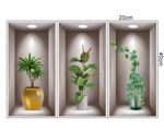 Stickers muraux plantes pour salle de bain