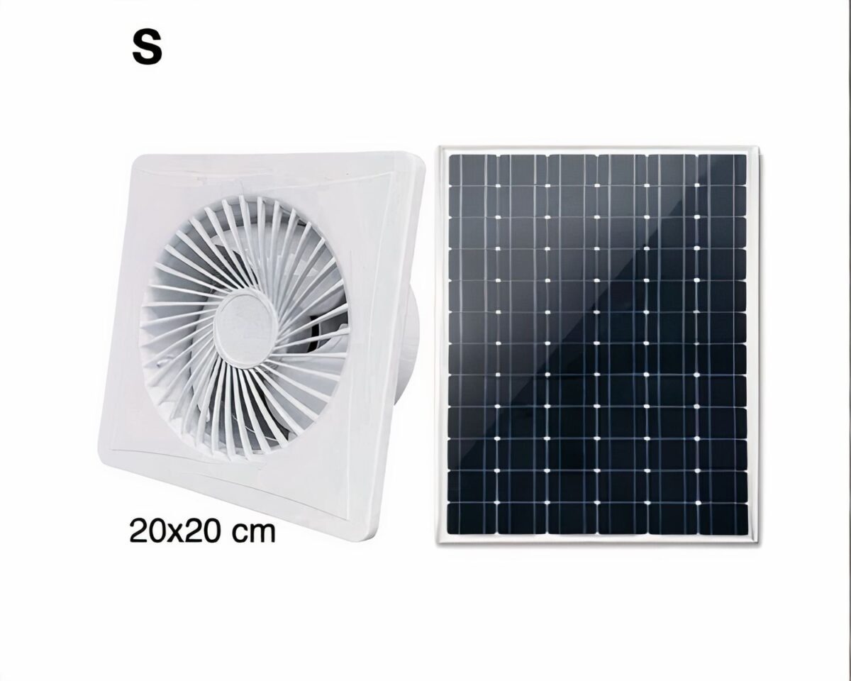 GK16584-Ventilateur d'extraction de panneau solaire Kit de ventilateur