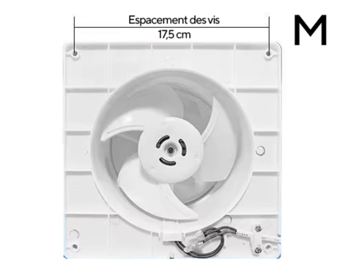 Ventilateur extracteur salle de bain à télécommande connecté