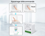 Ventilateur extracteur salle de bain à télécommande connecté