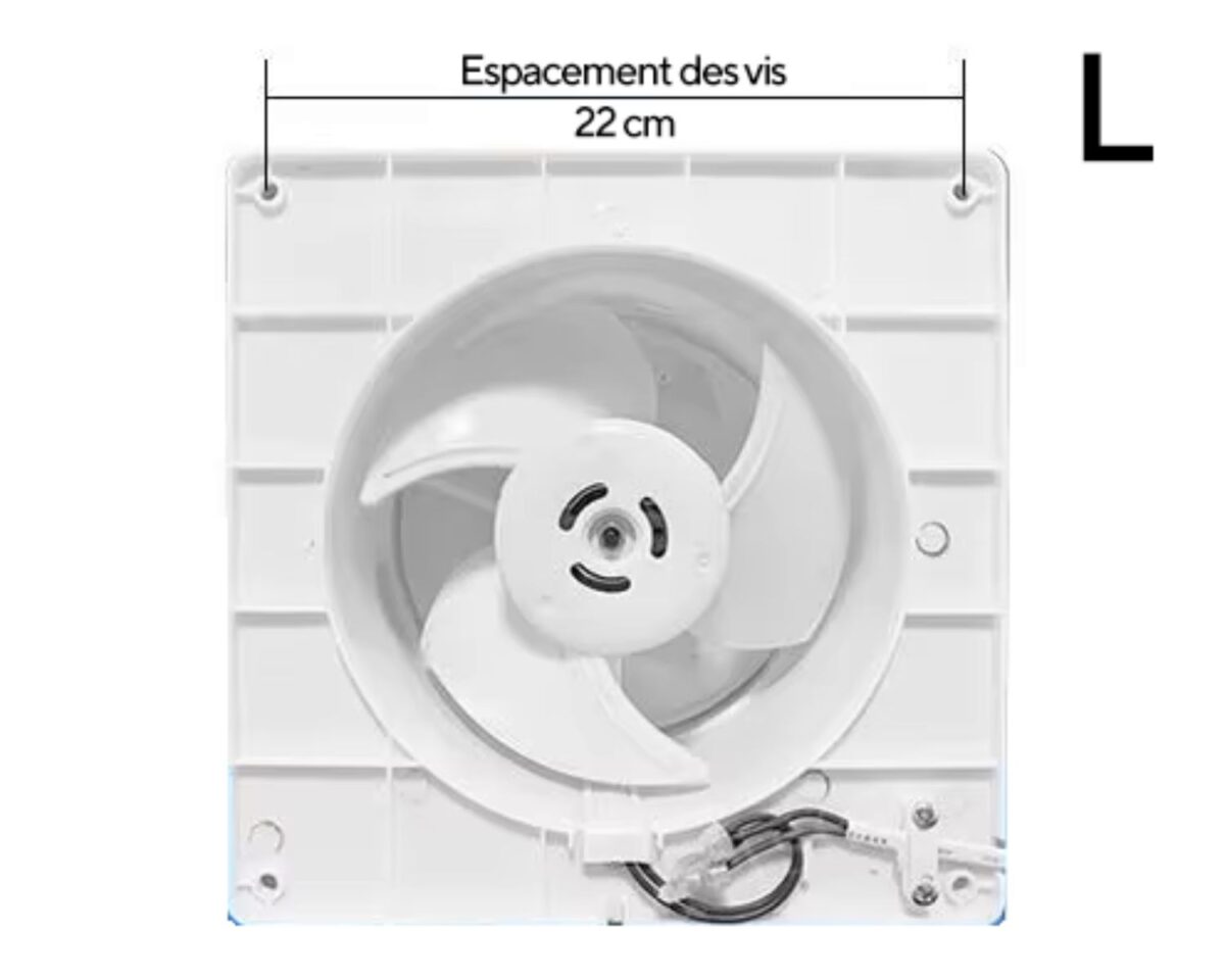 Ventilateur extracteur salle de bain à télécommande connecté