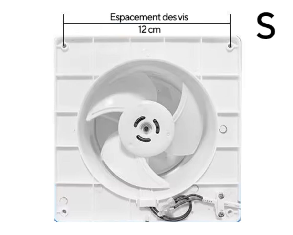 Ventilateur extracteur salle de bain à télécommande connecté