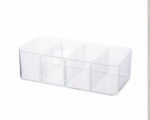 Boîte de rangement multifonction en plastique transparent
