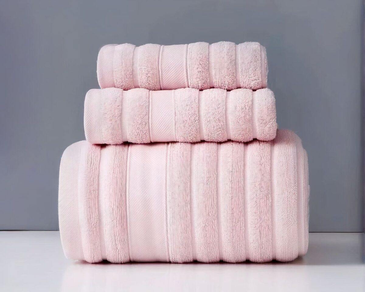 Ensemble de serviettes de salle de bain en coton pur