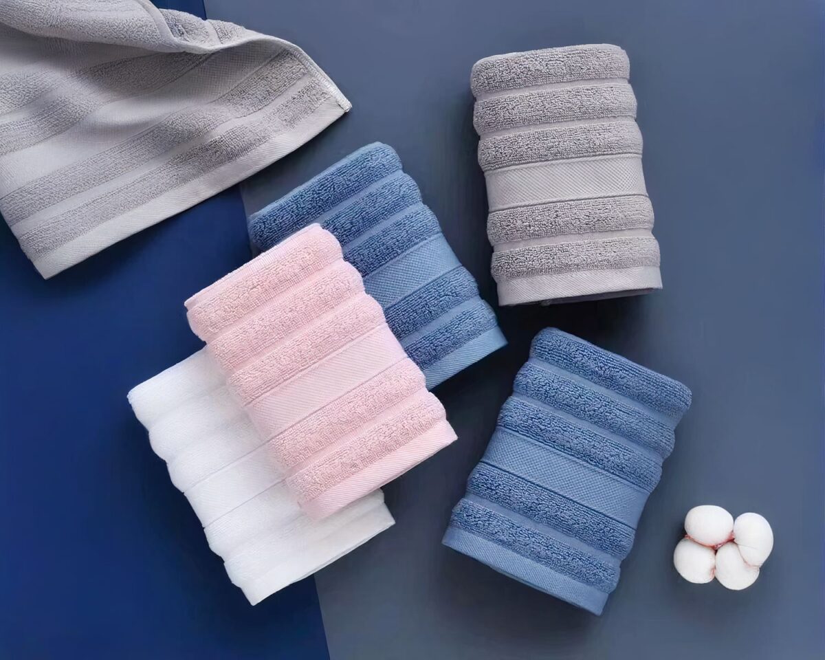 Ensemble de serviettes de salle de bain en coton pur