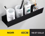 Étagère murale salle de bain en alu