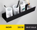 Étagère murale salle de bain en alu
