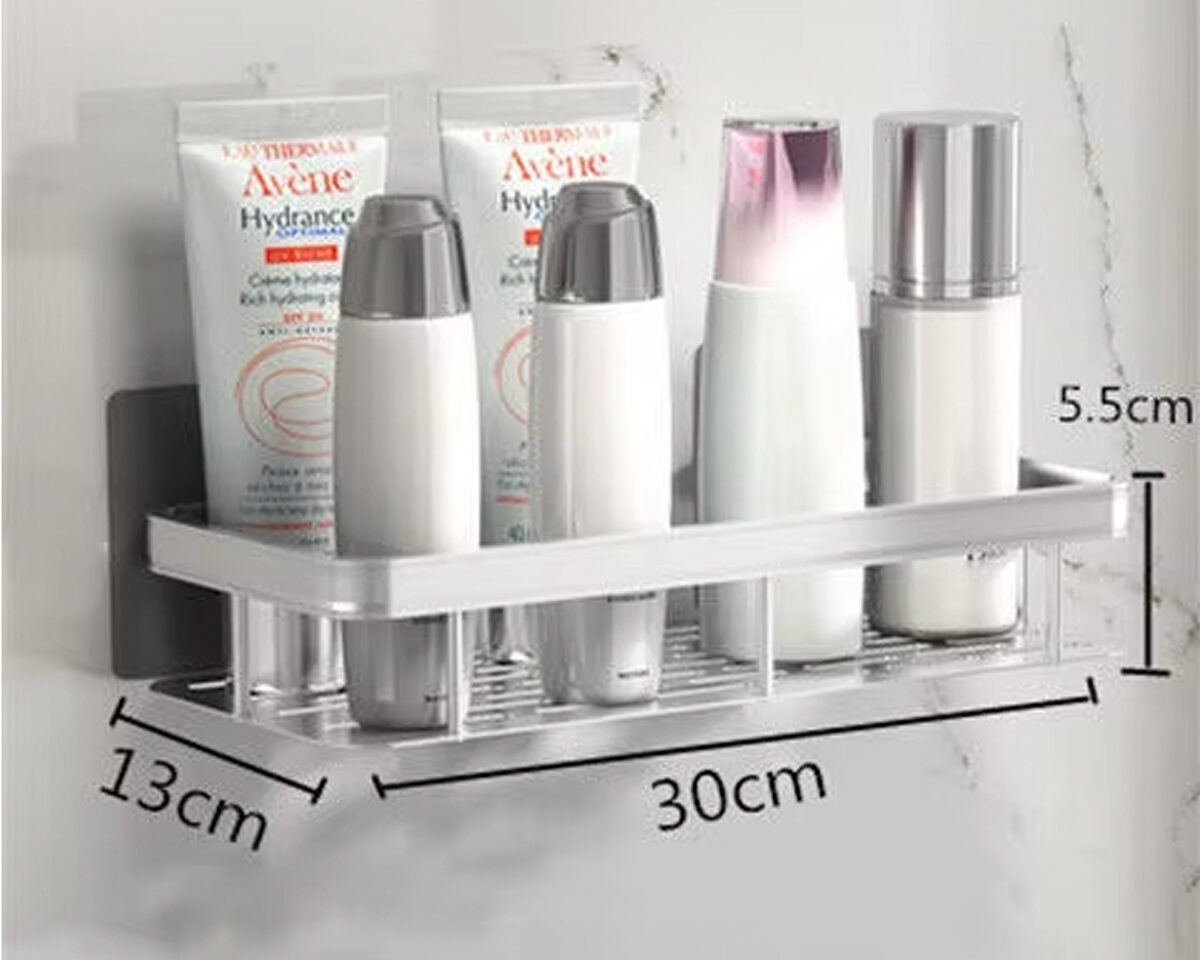Étagère murale salle de bain sans perçage