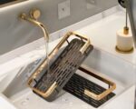 Étagère murale salle de bain sans perçage