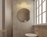 Néon salle de bain design fin