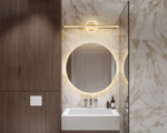Néon salle de bain design fin