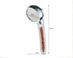 Pommeau de douche anti-calcaire avec billes