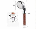 Pommeau de douche filtrant aux 3 modes de jet