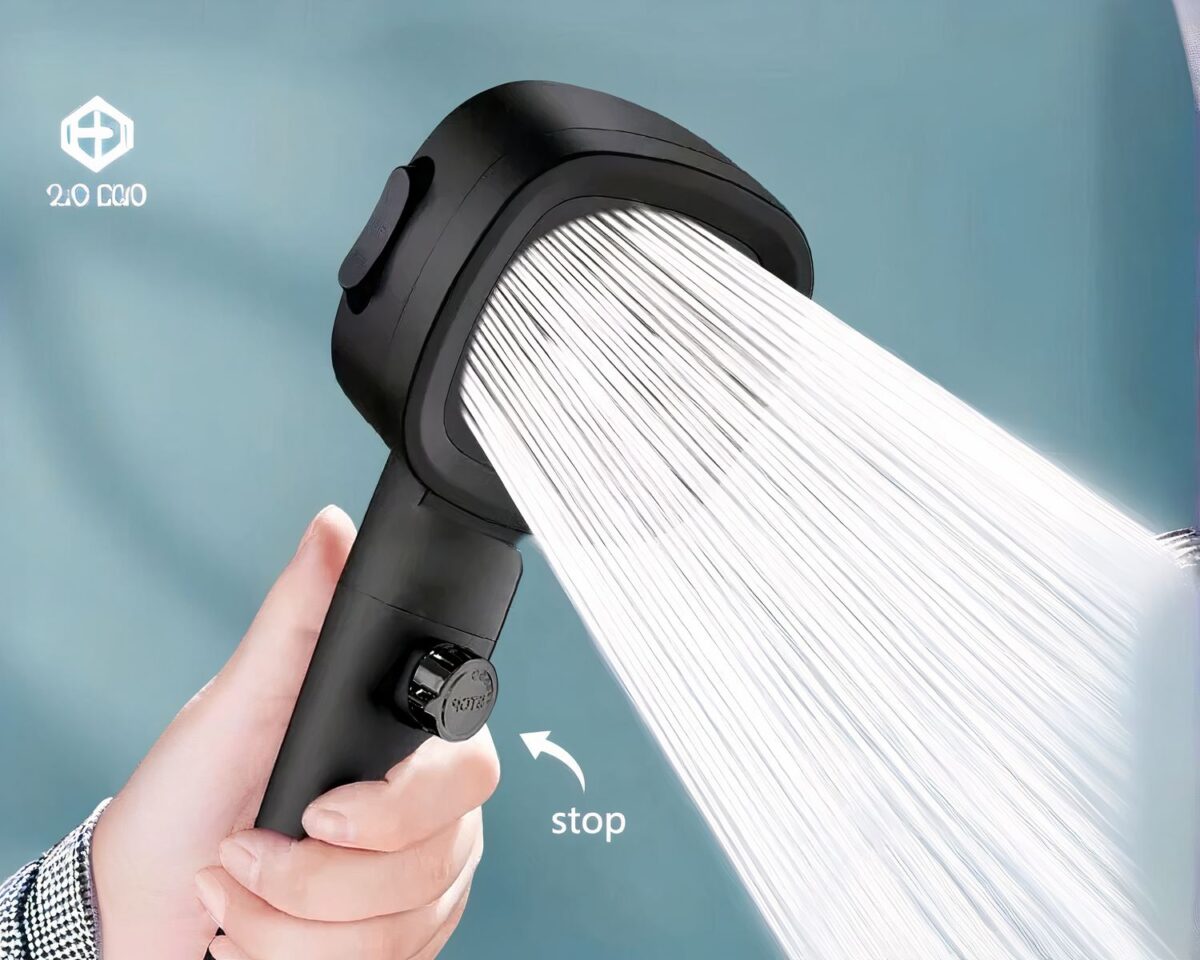 Pommeau de douche haute pression 3 modes réglables