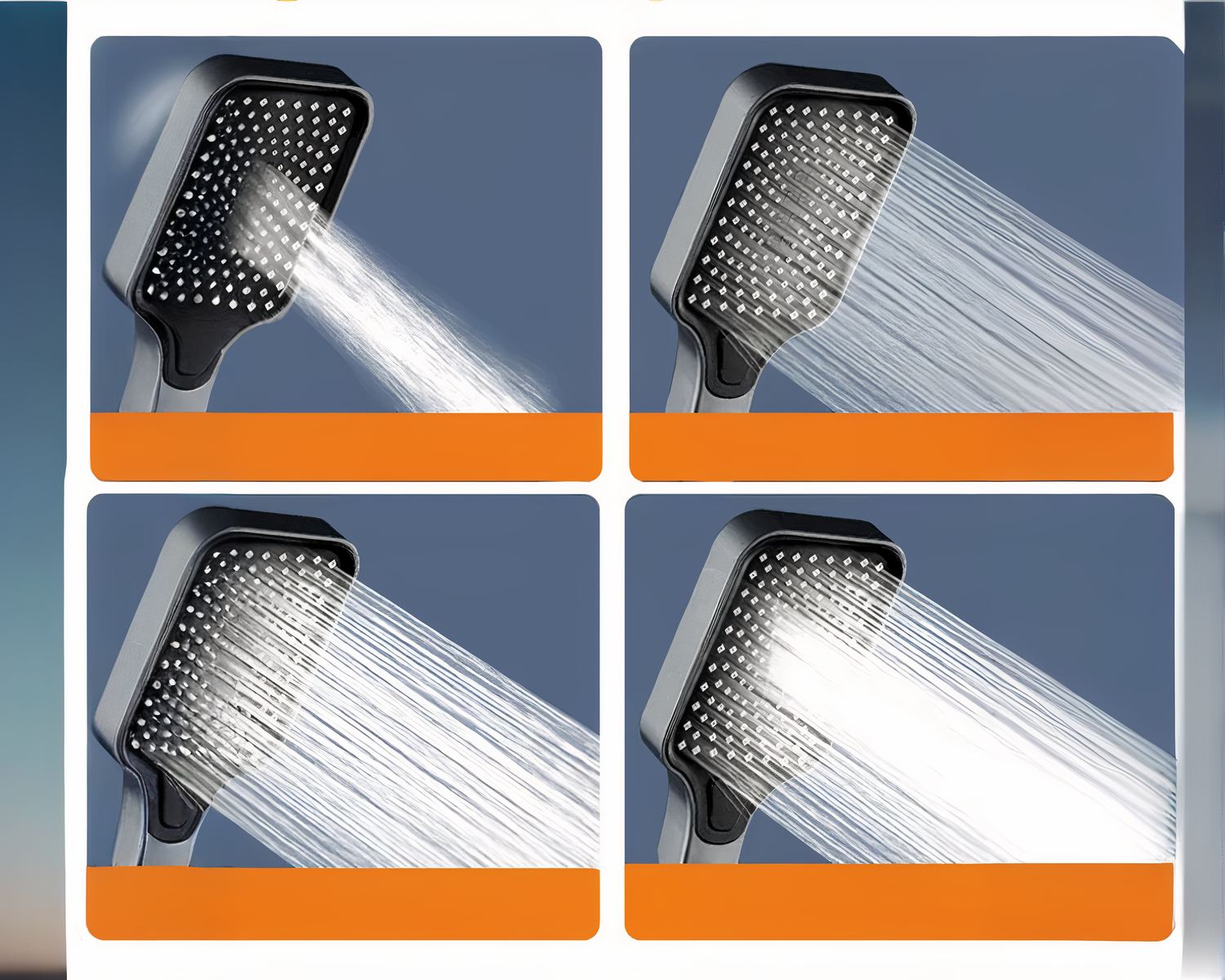 Pommeau de douche large panneau haute pression