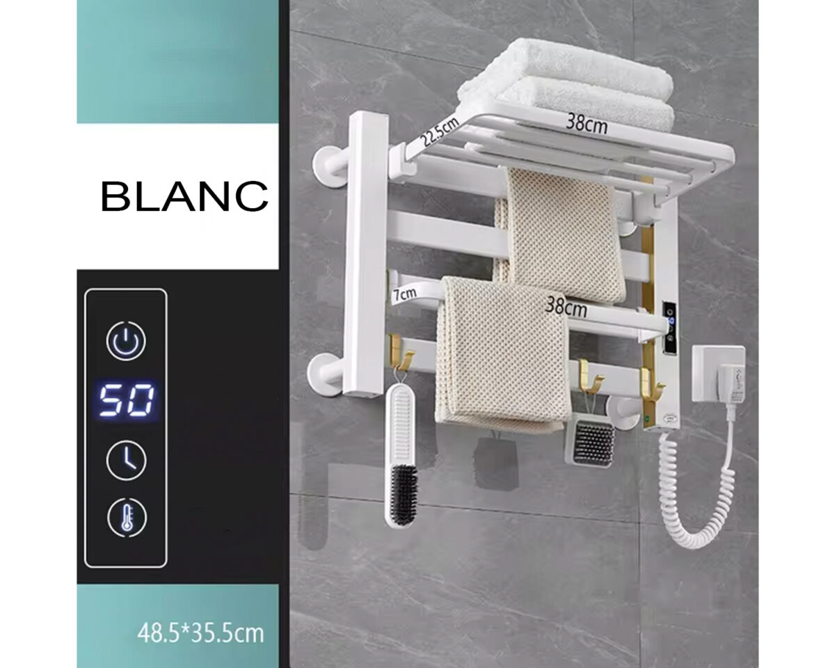 Radiateur électrique salle de bain avec étagère