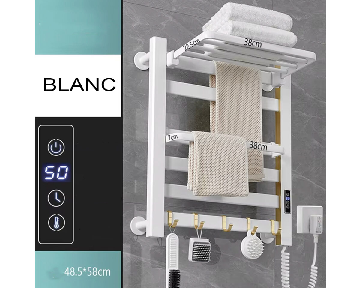 Radiateur électrique salle de bain avec étagère