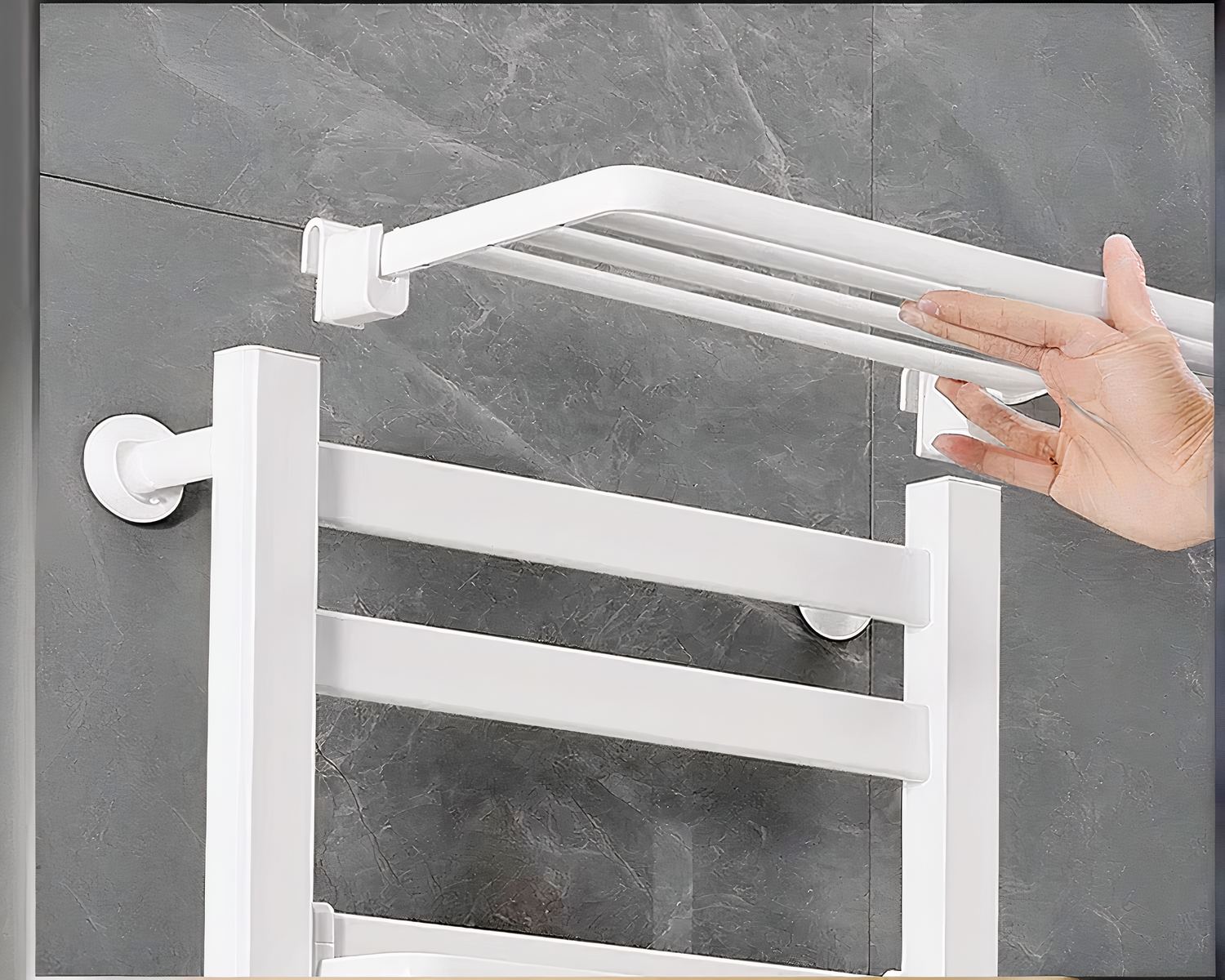 Radiateur électrique salle de bain avec étagère