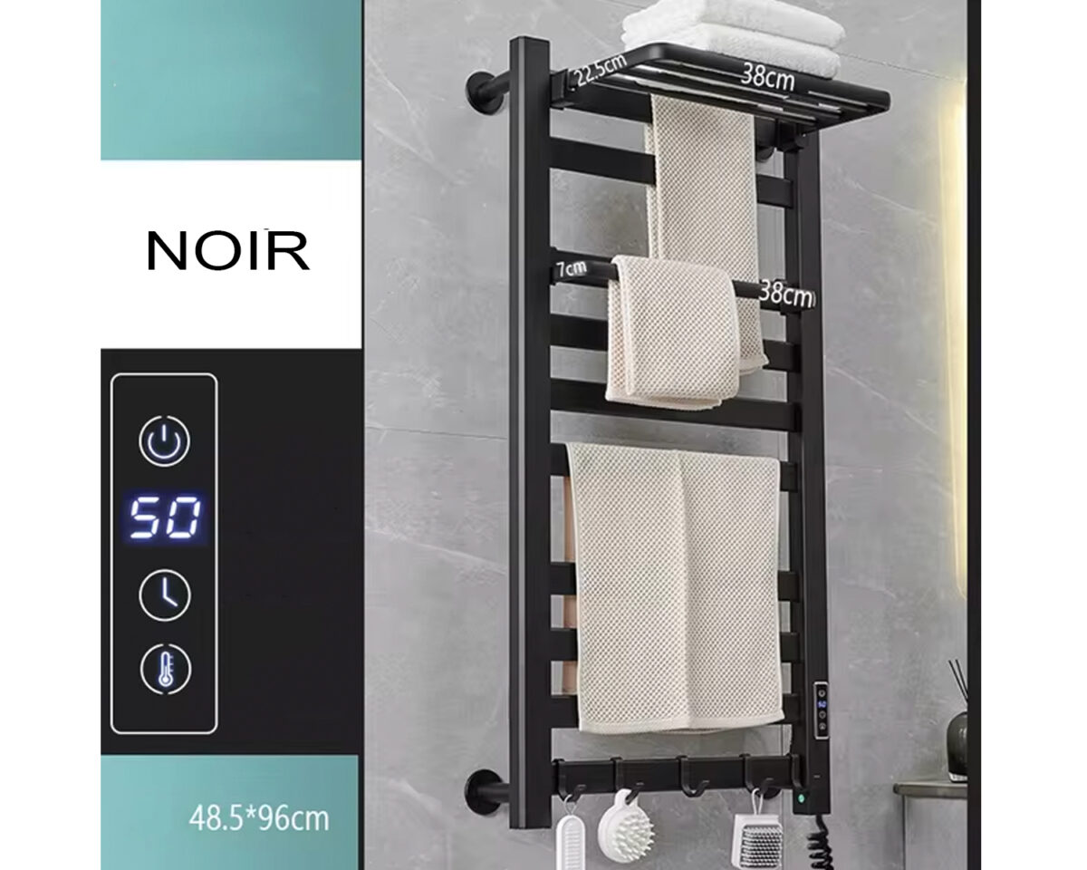 Radiateur électrique salle de bain avec étagère